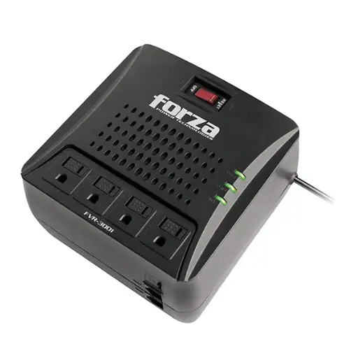 [FVR-3001] REGULADOR DE AUTOMÁTICO DE VOLTAJE FORZA FVR-3001 3000VA/1500W, 4 slds, RJ45-120V